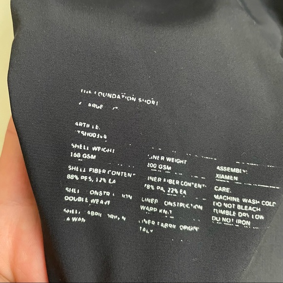 Ten Thousand Foundation Short 7” Inseam with Liner Black Size XL - Picture 8 of 9